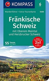  Bücher KOMPASS Wanderführer Fränkische Schweiz mit Oberem Maintal und Hersbrucker Schweiz: Wanderführer mit Extra-Tourenkarte 1:65.000, 55 Touren, GPX-Daten zum Download.