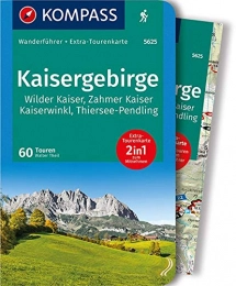 Kompass Mountainbike-Bücher KOMPASS Wanderführer Kaisergebirge: Wanderführer mit Extra-Tourenkarte 1:35.000, 60 Touren, GPX-Daten zum Download
