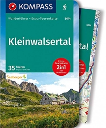  Bücher KOMPASS Wanderführer Kleinwalsertal: 2in1 Wanderführer mit Extra-Tourenkarte 1:25.000, 35 Touren, GPX-Daten zum Download