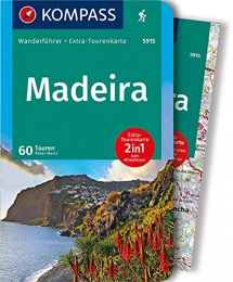 Kompass Bücher KOMPASS Wanderführer Madeira: Wanderführer mit Extra-Tourenkarte 1:40.000, 60 Touren, GPX-Daten zum Download