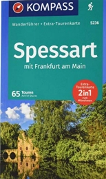  Bücher KOMPASS Wanderführer Spessart mit Frankfurt am Main: Wanderführer mit Extra-Tourenkarte 1:60.000, 65 Touren, GPX-Daten zum Download