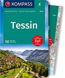  Bücher KOMPASS Wanderführer Tessin: Wanderführer mit Extra-Tourenkarte, 50 Touren, GPX-Daten zum Download.