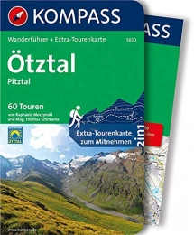Kompass Mountainbike-Bücher KOMPASS Wanderführer Ötztal, Pitztal: Wanderführer mit Extra-Tourenkarte 1:50.000, 60 Touren, GPX-Daten zum Download