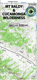 MT Baldy & Cucamonga Wilderness Trail Map (Tom Harrison Maps)