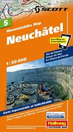 Hallwag Kmmerly & Frey Bücher MTB-Karte 05 Neuchâtel 1:50.000: Mountainbike Map (Hallwag Mountainbike-Karten)