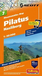 Hallwag Karten Verlag Mountainbike-Bücher MTB-Karte 07 Pilatus 1:50.000: Mountainbike Map (Hallwag Mountainbike-Karten)