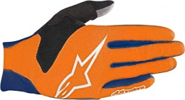 Alpinestars Clothing Alpinestars Aero V3 Gloves, Poseidon Blue Energy Orange, Large