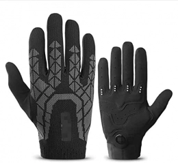 CAIXIA Clothing CAIXIA Cycling Gloves Full Finger Spring and Autumn Men's Road Mountain Bike Glove Breathable Non-Slip Electric Bicycle Knitted Mitts MTB Riding Mittens for Women (Size : XXL)