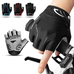 CoolChange Clothing Cool Change Cycling Gloves Mountain Bike Gloves SBR Padded Shockproof | Anti- Slip | Breathable Gloves Half Finger Bicycle Gloves for Men Women