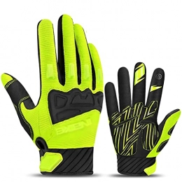 SXX Mountain Bike Gloves Cycling Gloves 1 Pair Bike Bicycle Gloves Finger Touchscreen Men Women MTB Gloves Breathable Summer Warm Winter Mittens Cycling Gloves Bicycle Gloves (Color : Green, Size : Large)