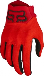 Fox Racing Mountain Bike Gloves Fox Racing Men's Bomber LT Mountain Biking Glove, Fluorescent RED, Medium