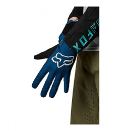 Fox Ranger Gloves - Dark Blue, Large/Men Mountain Bike MTB Full Finger Mitten Mitt Pair Ride Lightweight Trail Enduro Downhill Freeride Cycling Cycle MX Motocross Cool Breathable Bicycle Hand Wear