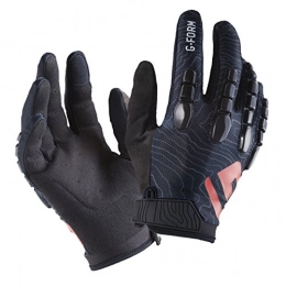 G-Form Mountain Bike Gloves G-Form Unisex's Pro Trail Gloves(1 Pair), Black Topo, Adult X-Large, XL