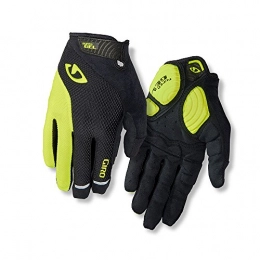 Giro Mountain Bike Gloves Giro Unisex – Adult's STRADE DURE LF Cycling Gloves, Black / Highlight Yellow, L
