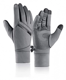 Wzqwzj Mountain Bike Gloves Gloves Bicycle Gloves Cycling Gloves Waterproof Windproof Full Finger Winter Touchscreen Anti-slip Shock-absorbing Pad Outdoor Sport Bike Gloves Mountain Bike Gloves For Men Women Winter Sport Gloves