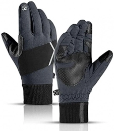 gloves Winter Warm Gloves Can Touch Screen Suitable For Outdoor Sports, Running Cycling, Skiing Mountain Climbing Cold Waterproof Non-slip Wear-resistant Suitable For Both Men And Women (Size : L)