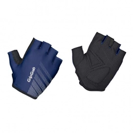 GripGrab Clothing GripGrab Unisex's Ride Entry-Level Short Finger Padded Summer Cycling Gloves Fingerless Pull-Off Tabs Black White Navy-Blue Red, Small