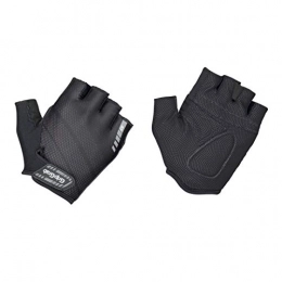 GripGrab Clothing GripGrab Unisex's Rouleur Entry-Level Short Finger Padded Cycling Gloves-Fingerless Pull-Off Tabs-Black, White, Navy-Blue, Red, Small