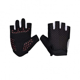 SHX Mountain Bike Gloves Motorcycle Motorbike Gloves, Summer Anti-Drop Gloves, Anti-slip Shock-absorbing Pad Breathable Bicycle Biking Gloves, for Outdoor Mountain Bike Motorcycle MTB, White, XL