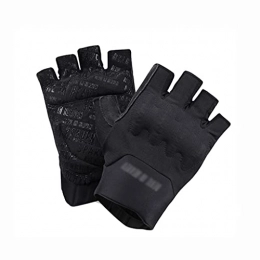 Mtb Gloves Summer Cycling Gloves for Men Women Half Finger Bicycle Gloves Shock-Absorbing Anti-Slip Breathable Road Mountain Bike Glove Sports Gloves for Men Women (Color : Black, Size : Large)