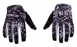 O'Neal Clothing O'Neal Men Jump Wild Full Finger Mountain Enduro Motocross Dirt Bike Gloves - Black / White, X-Large