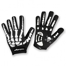 RocRide Skeleton Cycling Gloves Gel Padded Road Mountain BMX Full or Half Finger Men Women Child Sizes