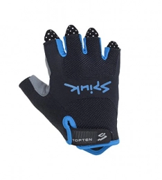 Spiuk Clothing Spiuk Men's Top Ten Mountain Bike Gloves - Black / Blue, Small