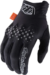 Troy Lee Designs Mountain Bike Gloves Troy Lee Designs Motocross Motorcycle Dirt Bike Racing Mountain Bicycle Riding Gloves, Gambit Glove (Black, Small)