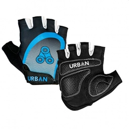 Urban Cycling - Elite Half Finger Bike Gloves with Gel Pads for Thick Shock-absorbsion, for Road Cycling and Mountain Biking MTB, Unisex (Small)