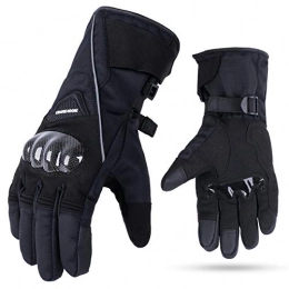 CHANGE MOORE Clothing Winter Motorcycle Gloves for Men Women, Touchscreen Waterproof Motorbike Gloves, 3M Thinsulate Windproof Thermal Gloves for Road Racing, Cycling, Motocross Black XL