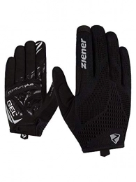 Ziener Clothing Ziener Unisex_Adult CAIOLO, Mountain Biking, Cycling Gloves, Long Fingers, with Touch Function, Breathable, Cushioning, Non-Slip, Black, 7 (EU)