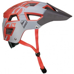 7 iDP Mountain Bike Helmet 7IDP M5 All Round MTB Mountain Bike Cycle Helmet 2019 Red Grey - SM / MD 54-58cm
