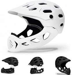ACLFF Lightweight Bike Helmet Unisex Removable Chin Mountain Cross-country Road Bike Cycle full Face Extreme Sports Safety Helmet Mtb Motorcycle Race Downhill Cycling Helmet 56-62cm