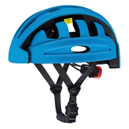 HUIGE Mountain Bike Helmet Adult Bike Helmet, Lightweight Foldable Bicycle Helmets Safety Certified Road Bike Helmet for BMX MTB Mountain Road Bike, 56-62CM, Blue