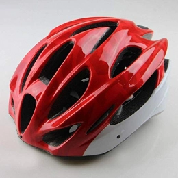 Xtrxtrdsf Clothing Adult Riding Ultralight Bicycle Helmet Integrated Molding Road Mountain Unisex Helmet Effective xtrxtrdsf (Color : Red)
