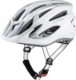 ALPINA Mountain Bike Helmet ALPINA Unisex_Adult MTB 17 Road Bike Helmet, White / Silver, 54-58
