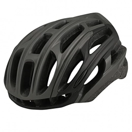 AMAZOM Clothing AMAZOM Adult Bike Helmet, Mountain Bike Helmet with Light, Ultralight Adjustable MTB Cycling Bicycle Helmet Sports Safety Protective Helmet for Men&Women (21.25"-24"), Black