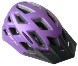 Ammaco Clothing Ammaco. Adults Cycling Mens Womens Mountain Bike Road Bike Commuter Helmet & Rear 3 'V' LED Light Purple (55-58cm)