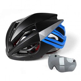 BANGSUN Mountain Bike Helmet BANGSUN 1PC Mountain Bicycle Helmet Cycle Helmet One Piece Safety Hat Upgrade Strengthen Keel Chin Pad Goggles Glasses
