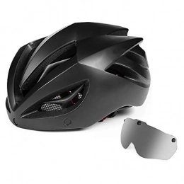 BANGSUN Mountain Bike Helmet BANGSUN 1PC Mountain Bicycle Helmet Cycle Helmet Safety Hat Upgrade Strengthen Keel Chin Pad Goggles Glasses One Piece