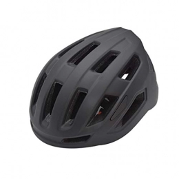 BDLEZI Mountain bike sports helmets integrated cycling helmet short track speed skating protection equipment (Color : Black)