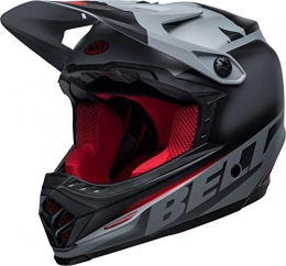Bell Mountain Bike Helmet BELL Unisex's 9 Fusion MIPS MTB Full Face Helmet, Matte Black / Grey / Crim, Large / 57-59 cm