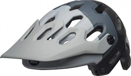 Bell Mountain Bike Helmet BELL Unisex's Super 3 MTB Helmet, Downdraft Matte Grey, Small / 52-56 cm