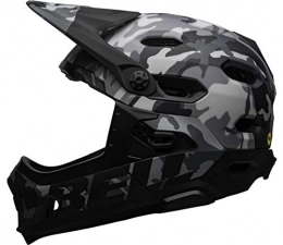Bell Clothing Bell Unisex's Super DH MIPS MTB Helmet, Matt / Gloss Black Camo, L 58-62cm