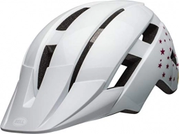 Bell Clothing Bell Unisex Youth Sidetrack II Mips Cycling Helmet Kids, White Stars, One Size