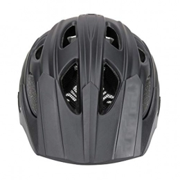 UQY Clothing Bicycle Cap Integrated Outdoor Riding Helmet Mountain Bike Safety Helmet-black-L(59-62cm)