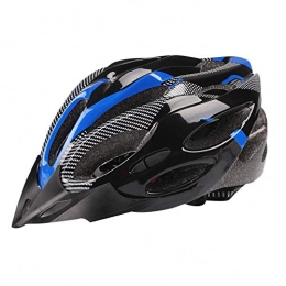 Bicycle Helmet Adjustablemen Bicycle Helmet Ultralight Road Mtb Mountain Bike Cycling Helmet With Back Light 65 Cm Red Helmes-Blue