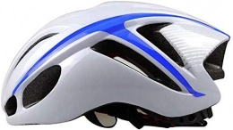 Xtrxtrdsf Clothing Bicycle helmet integrated riding helmet pneumatic 4D bicycle helmet mountain bike helmet adjustable head circumference helmet Effective xtrxtrdsf (Color : Blue)