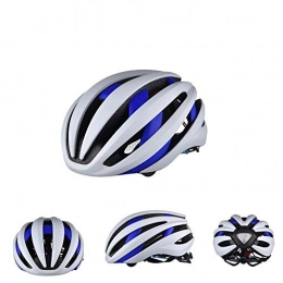 LPLHJD Helmet Mountain Bike Helmet Bicycle Helmet LED Smart Bluetooth Matte Blue / Red Helmet Riding Equipment Sports Outdoor Hard Hat Bike Equipment LPLHJD (Color : Blue)