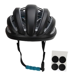 Emoshayoga Mountain Bike Helmet Bicycle Helmet Mountain Bike Helmet PC EPS Breathable Soft Lining Comfortable For Camping For Head Circumference 57-61CM (Black)